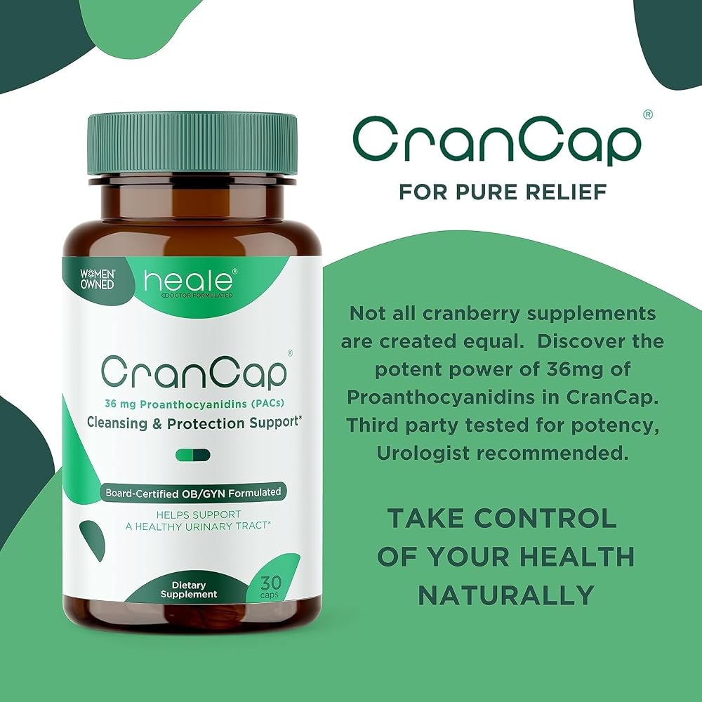 CranCap Cranberry Pills Urinary Tract Support - 180 Capsules - image 4