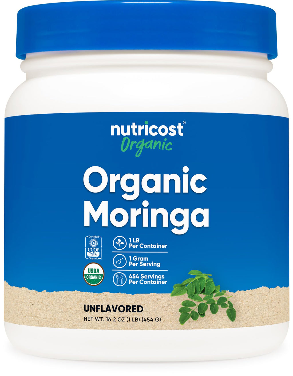 Nutricost Organic Moringa Powder - 16 oz