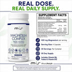 M+S Magnesium Complex 420mg with B-Vitamins - 120 Capsules - image 8