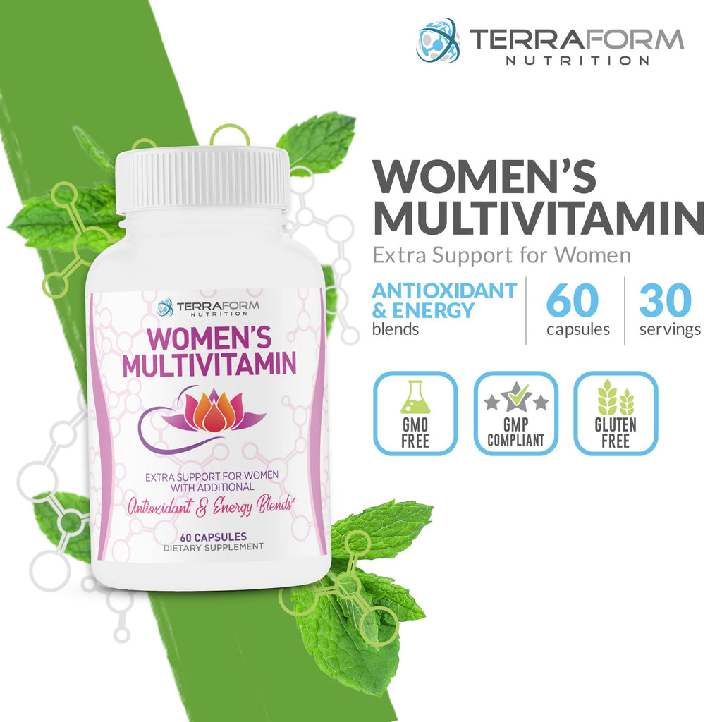 TerraForm Nutrition Women's Multivitamin for Bone Health - 60 Capsules - image 2