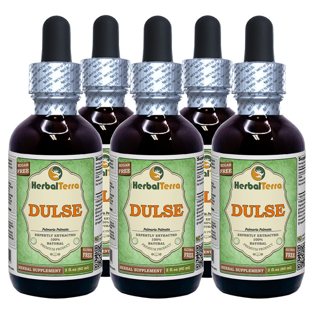 Herbal Terra Dulse Glycerite Alcohol-Free Liquid Extract - 5x2 fl.oz