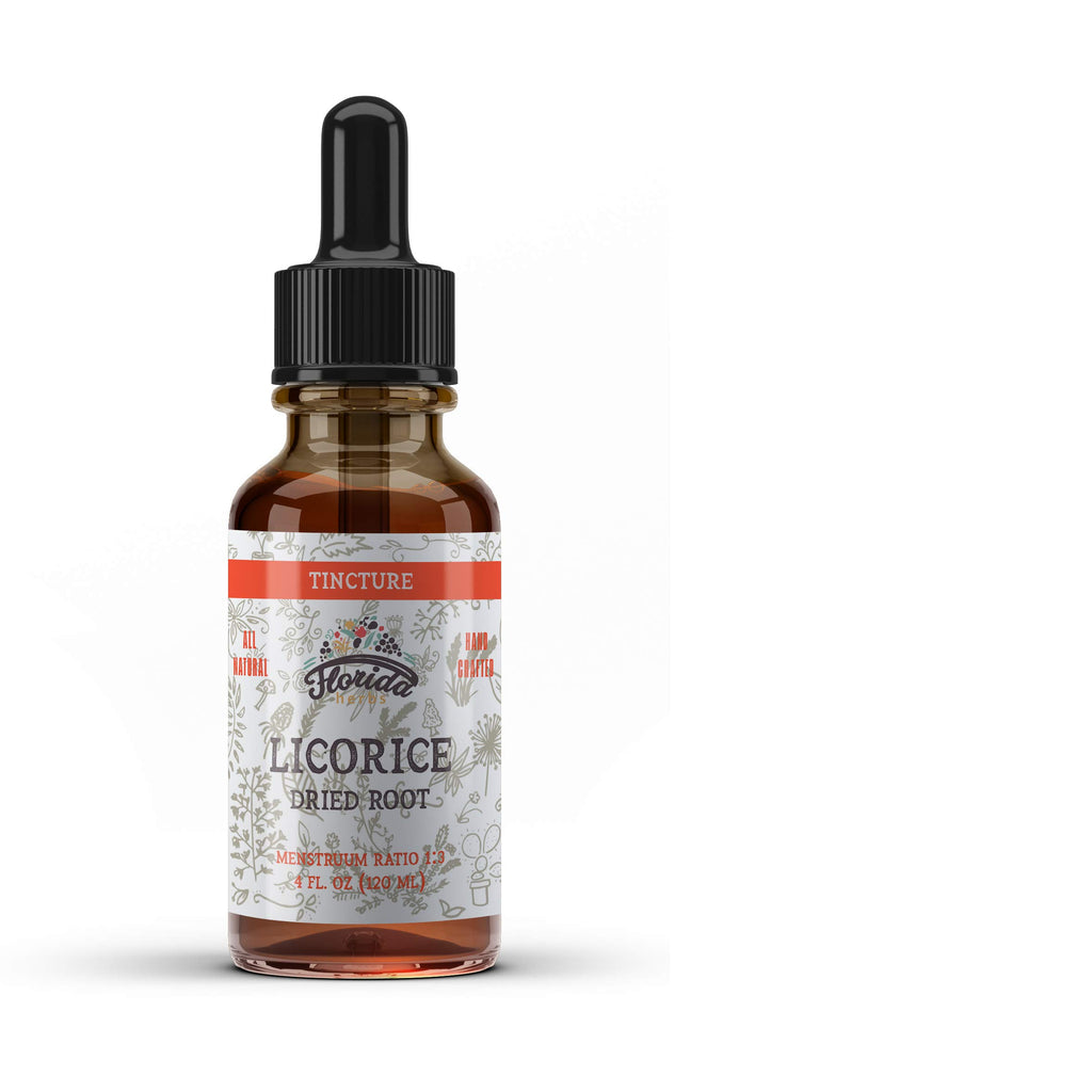 FLORIDA HERBS Licorice Tincture Organic Extract - 4 oz