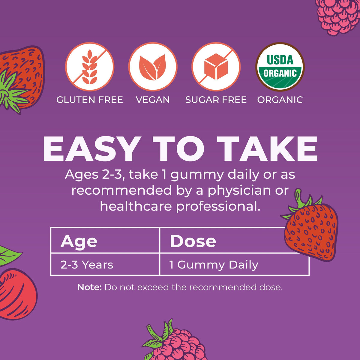 MARYRUTH'S Organic Toddler Multivitamin Gummies - 60 Count - image 8