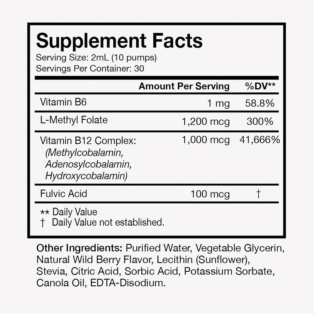 Terra Health Essentials Liposomal Vitamin B12 Liquid - 2 fl oz - image 2