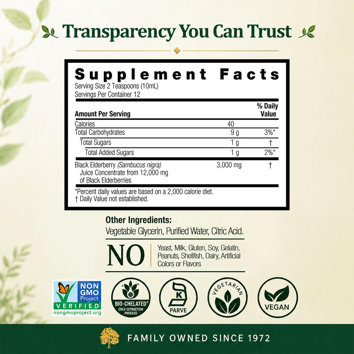 Nature's Answer Sambucus Original Elderberry Extract - 16 fl oz - image 4
