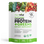 Plantvital Unflavored Organic Vegan Protein Powder - 18 Superfoods