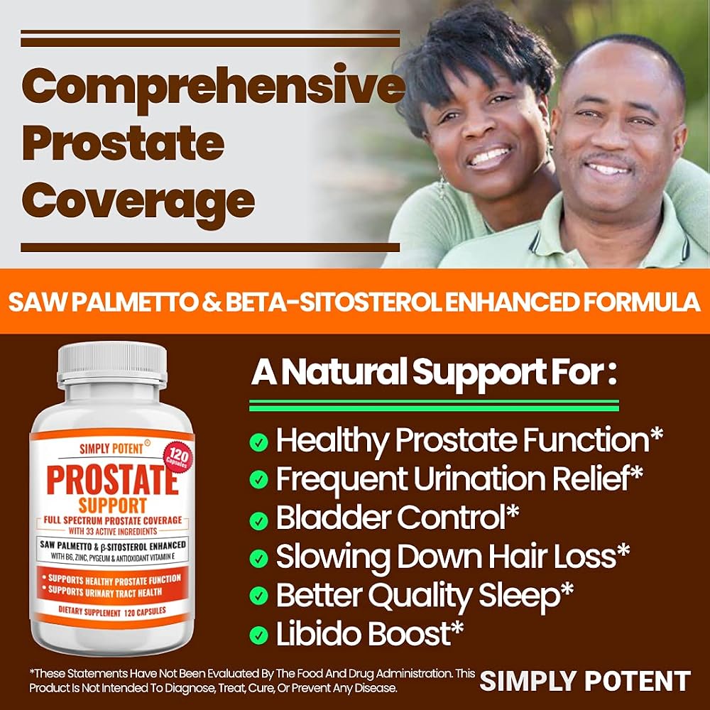 Simply Potent Saw Palmetto Prostate Health Support - 120 Capsules - image 4