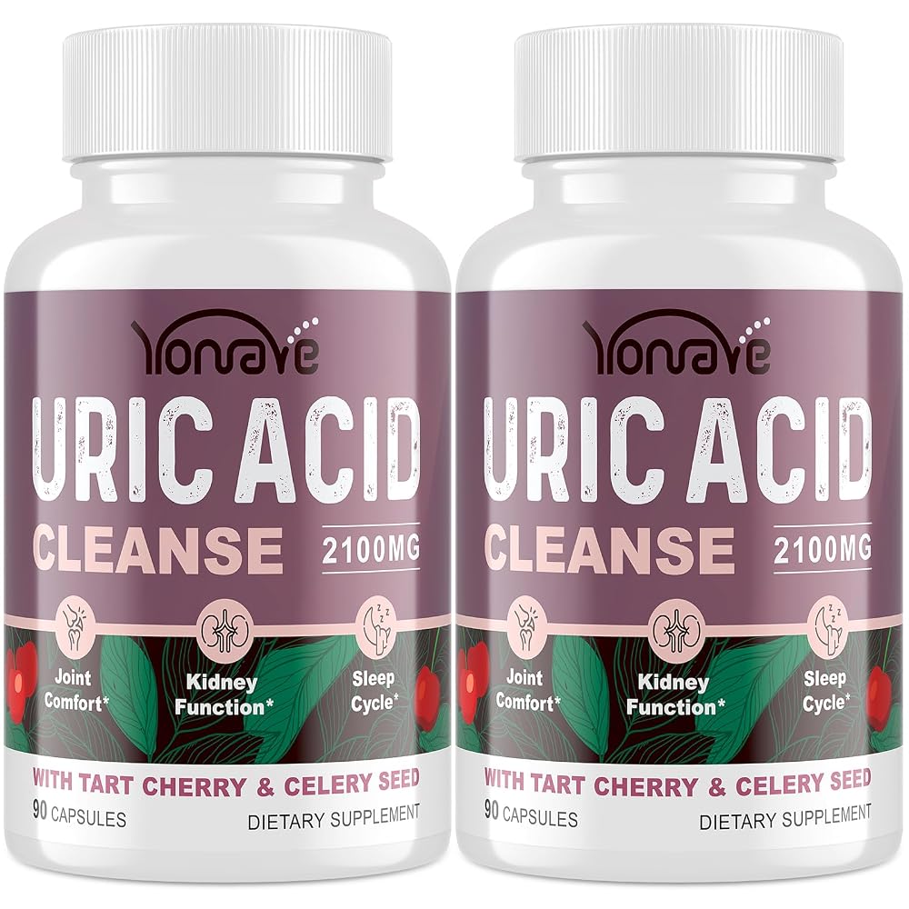 Yonrave Uric Acid Cleanse & Detox with Tart Cherry
