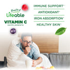Lifeable Vitamin C Gummies for Adults 1050 mg - 90 Count - image 3