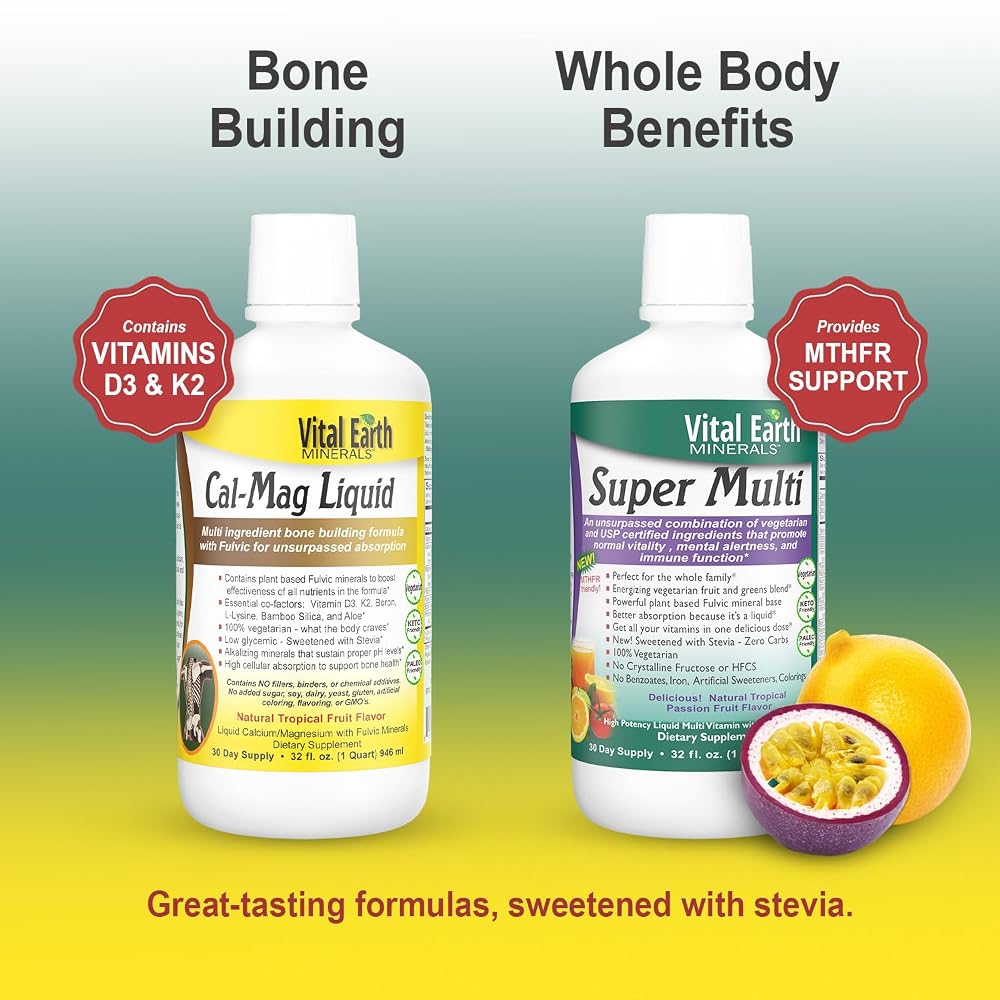 Vital Earth Minerals Bone & Wellness Support Liquid - 32 Fl Oz - image 4