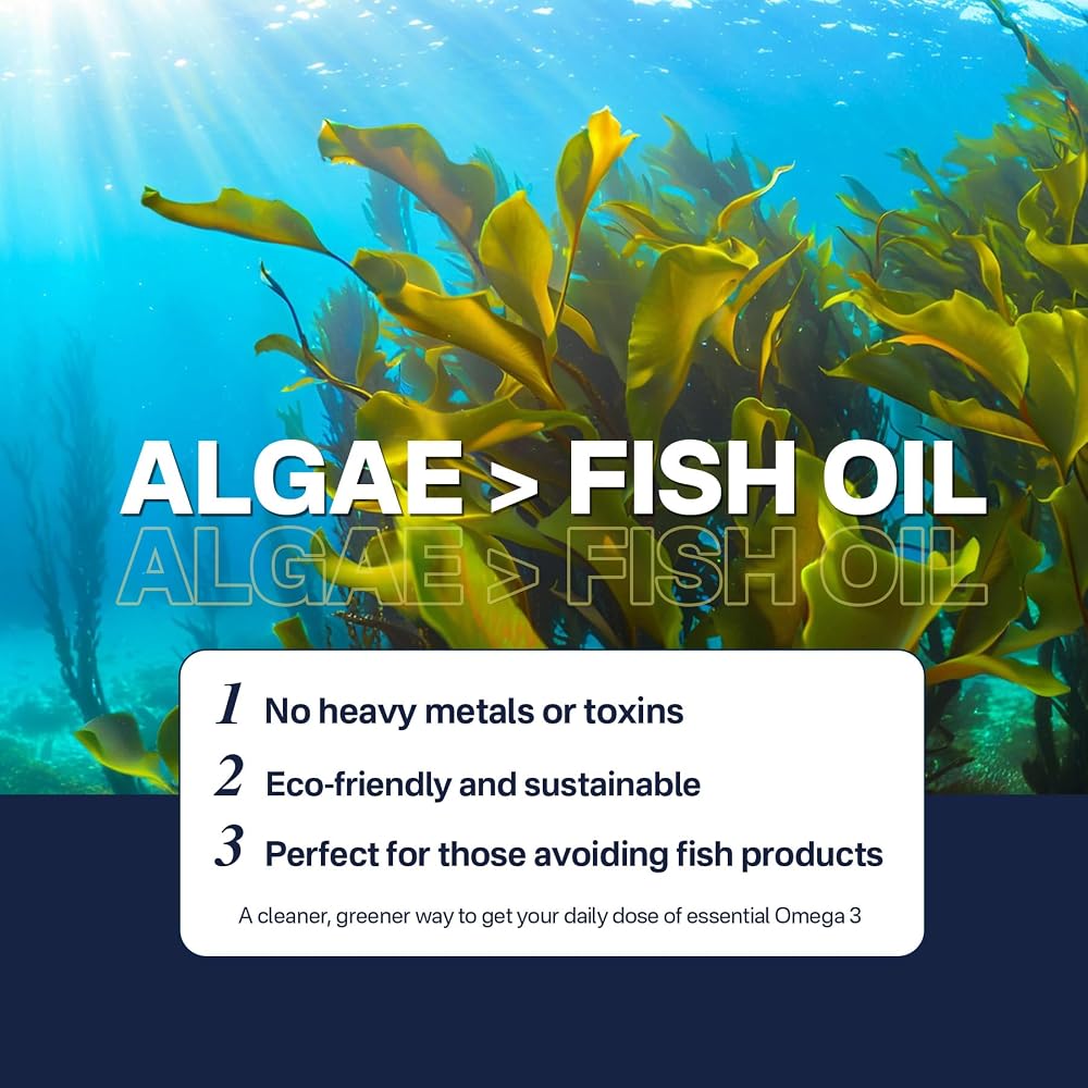 LILICARE Plant-Based Algae Omega 3 1200mg