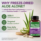 Intimate Rose Aloe Vera Capsules for Bladder Support - 180 Capsules - image 5