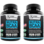 Hybrid Nutraceuticals Nutra BCAA 3000mg Branched Chain Amino Acids - 240 Tablets