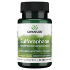 Swanson Broccoli Sprouts Sulforaphane Supplement for Liver Support - 60 Capsules