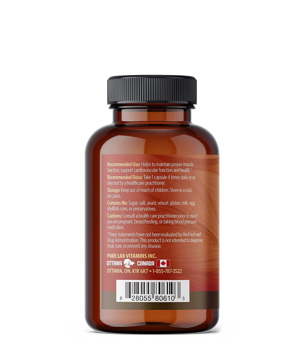 Pure Lab Vitamins Magnesium Glycinate + Taurine + CoQ10 - image 2