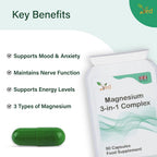 Ved Magnesium 3-in-1 Complex 384 mg - 90 Vegan Capsules - image 3