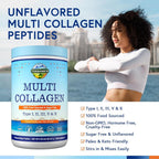 Terranics Multi Collagen Peptides Powder Types I II III V X - 8oz - image 3