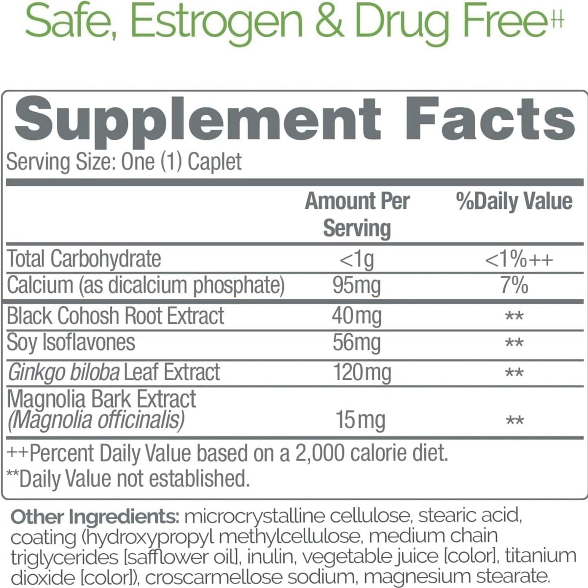 Estroven Menopause Relief - 60 Caplets - image 3