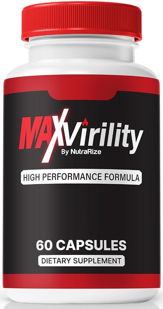 NutraRize MaxVirility Capsules for Male Performance - 60 Capsules