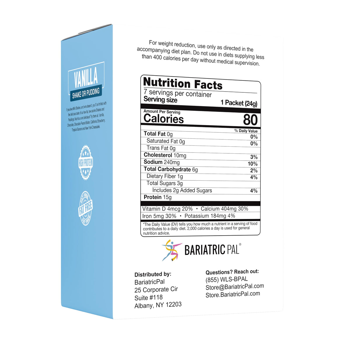BariatricPal Vanilla Protein Shake or Pudding - 6 Packets - image 3