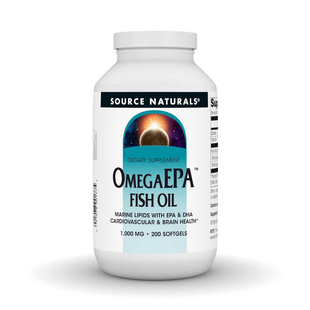 Source Naturals OmegaEPA Fish Oil 1000 mg - 200 Softgels