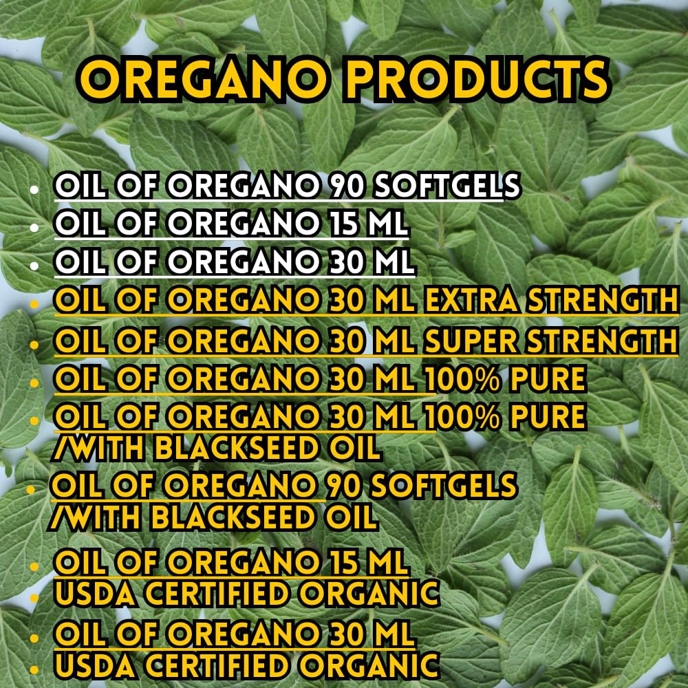 THE OREGANO COMPANY Oil of Oregano Extra Strength - 1 Fl Oz - image 4