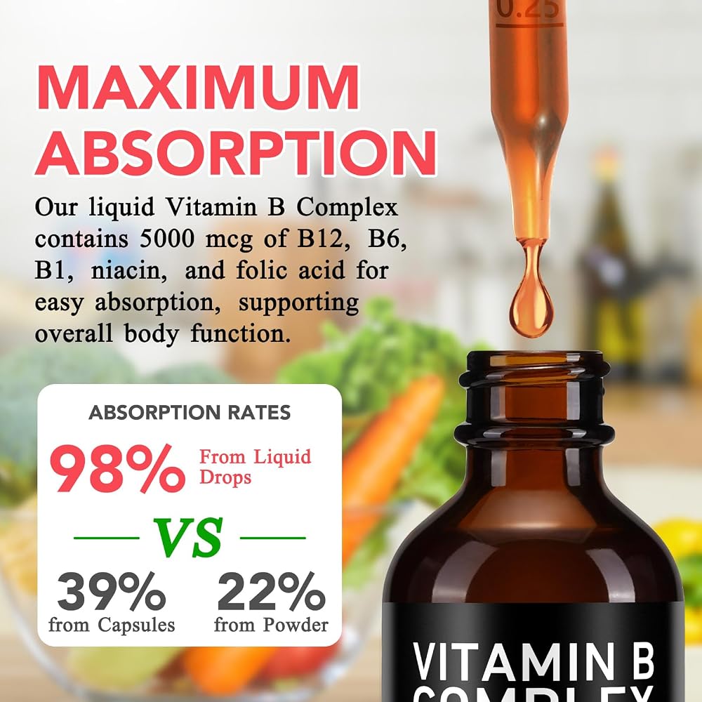 Frovetani Organic Vitamin B Complex Liquid - 2 Fl Oz - image 4