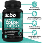 DR. BO Colon Cleanser Detox Intestinal Cleanse Pills - 30 Capsules - image 2