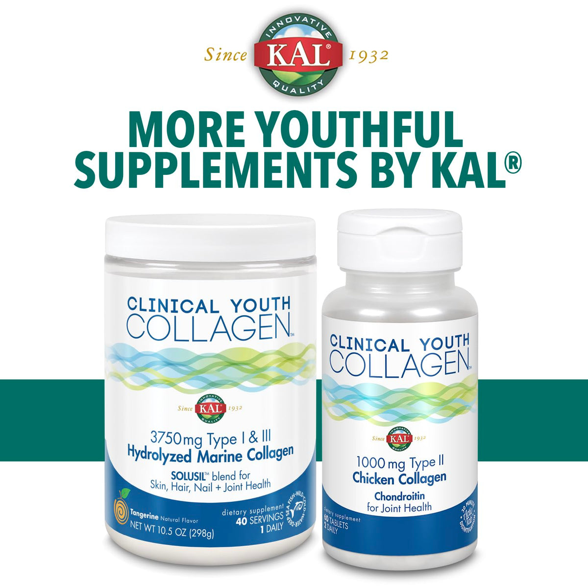 KAL Clinical Youth Collagen Hydrolyzed Marine - 60 Capsules - image 5