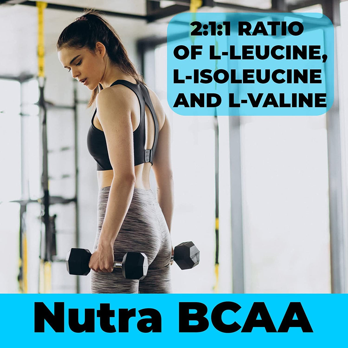 Hybrid Nutraceuticals Nutra BCAA 3000mg Branched Chain Amino Acids - 240 Tablets - image 3