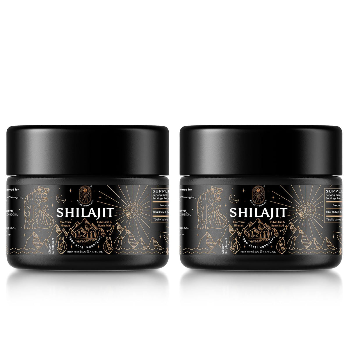 ALTAY MUMMIYO Shilajit Resin with Fulvic Acid & Trace Minerals