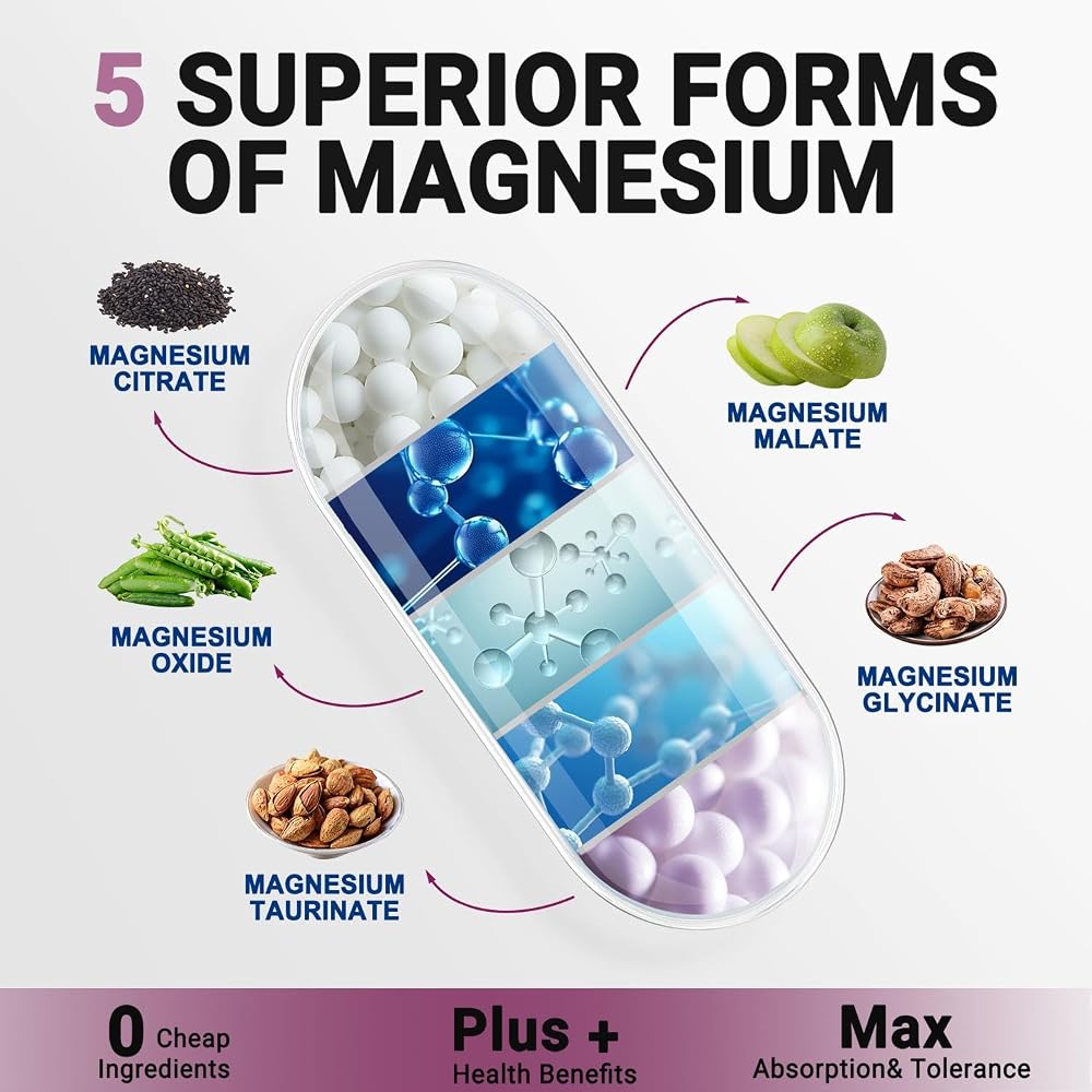 I LOVE HEALTH Magnesium Glycinate Complex 420mg - 120 Capsules - image 3
