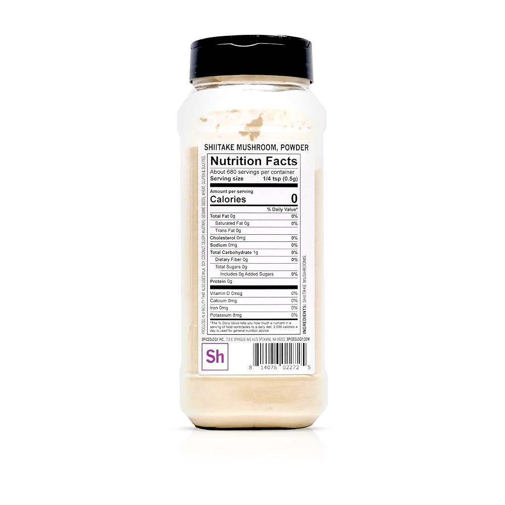 Spiceology Shiitake Mushroom Powder - 12 oz - image 2
