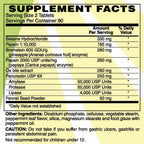 Holly Hill Health Foods Superzymes Multi-Enzyme Digestive Support - 180 Tablets - image 2