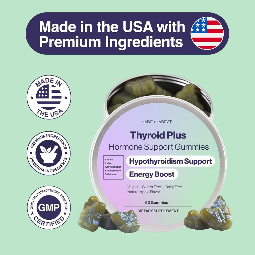Habit + Habitat Thyroid Plus Gummies - 60 Count - image 5