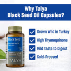 TALYA Black Seed Oil Softgel Immune Support - 60 Softgels - image 3