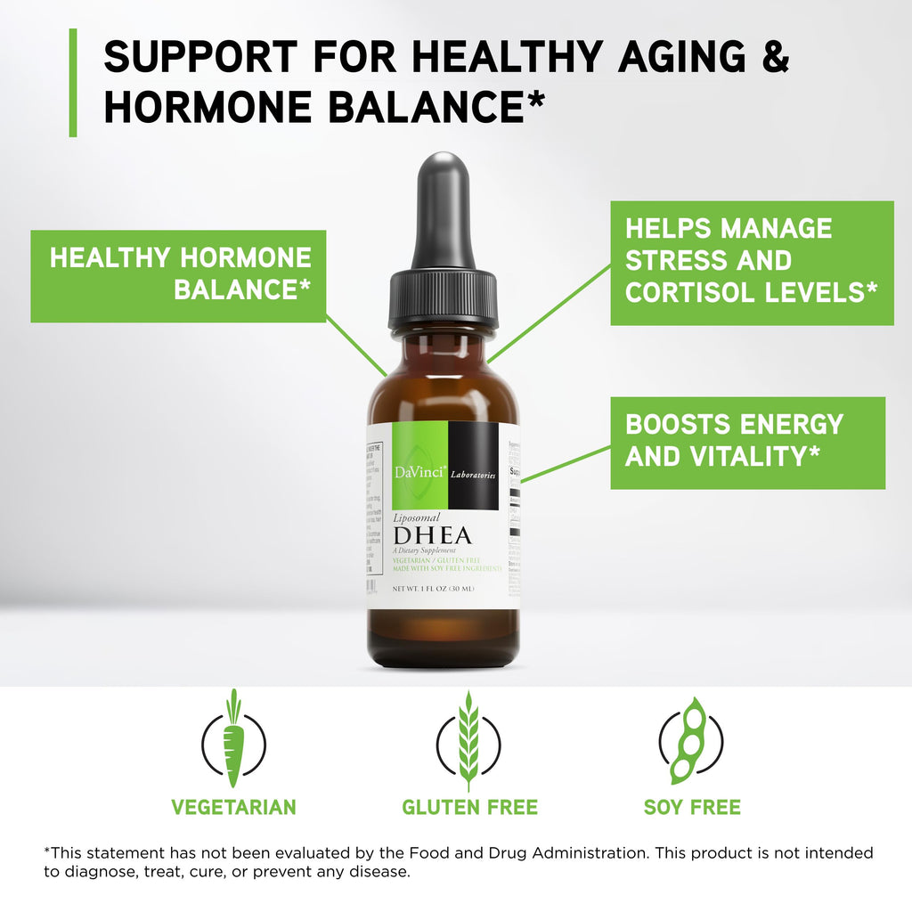 DAVINCI Labs Liposomal DHEA Liquid - 30 ml - image 3
