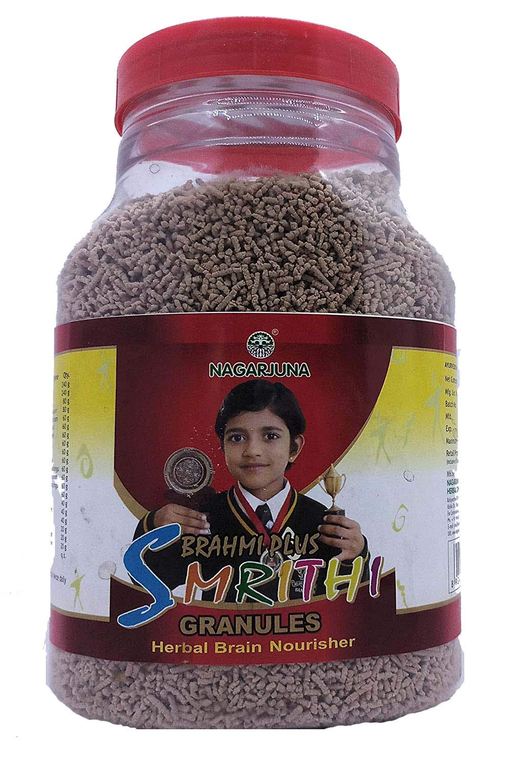 NAGARJUNA Brahmi Plus Smrithi Granules Herbal Brain Nourisher - 1 kg