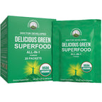 Peak Performance Organic Green Superfood Powder - 20 Packets