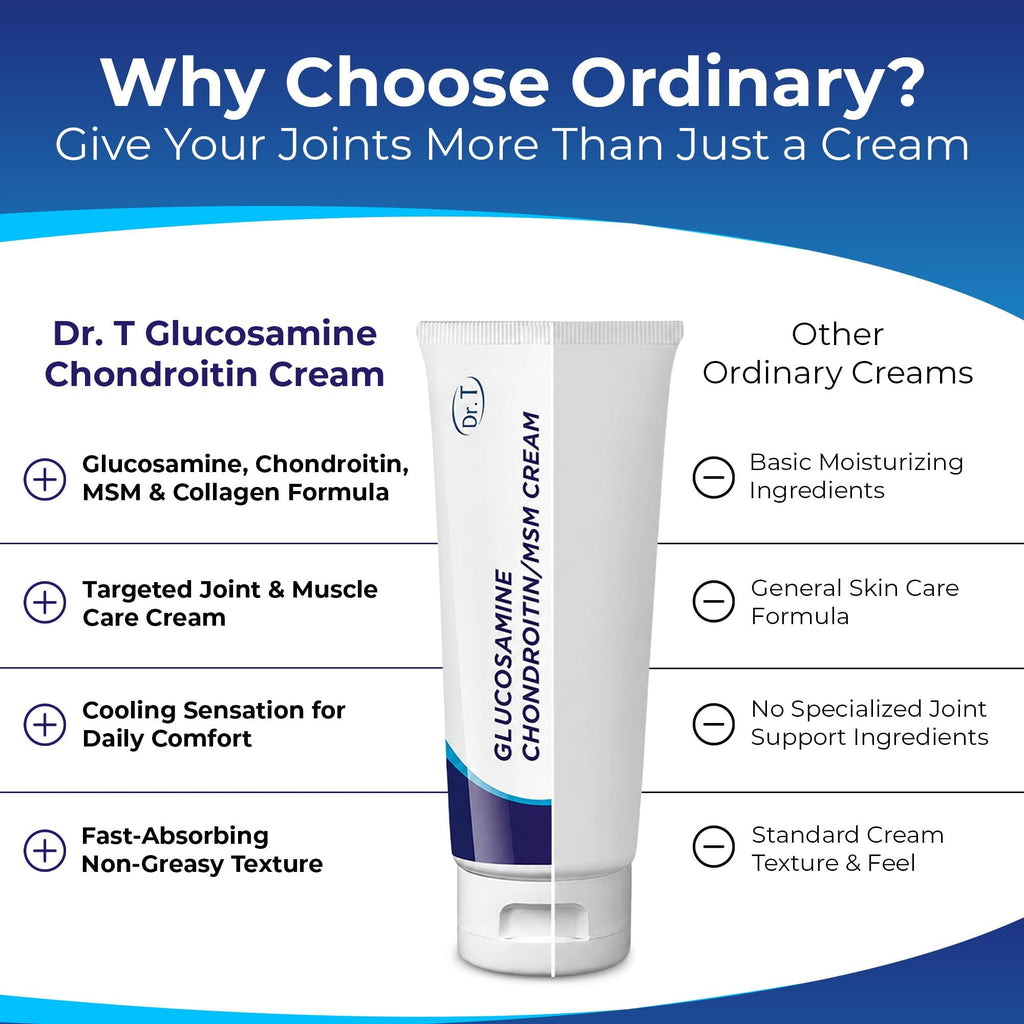 Dr. T Glucosamine Chondroitin Cream with MSM & Collagen - 120g - image 2