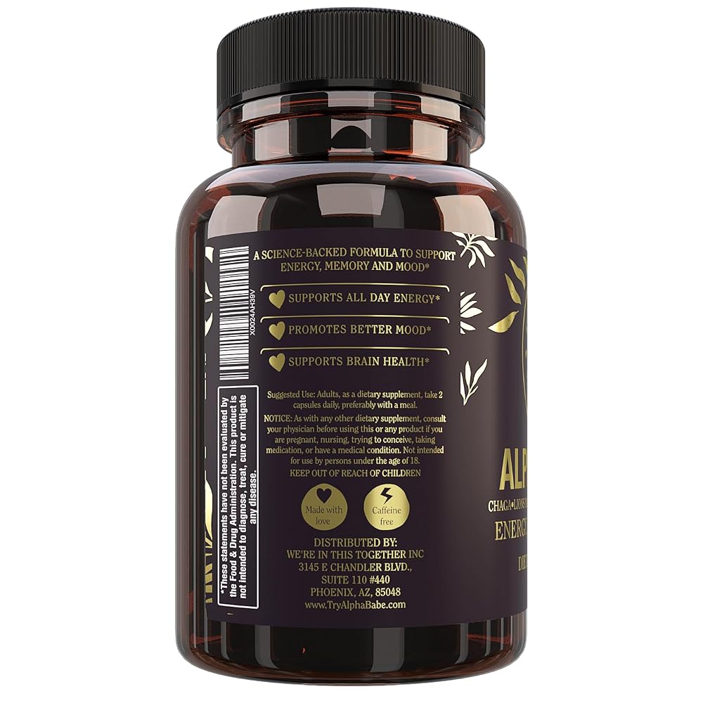 Were In This Together Alpha Babe Nootropic - 60 Capsules - image 4