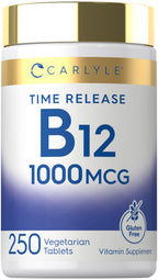 Carlyle B12 Vitamin 1000 mcg Time Release - 250 Tablets
