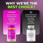 Vitavault Via Hemp Gummies Maximum Strength - 60 Gummies - image 7