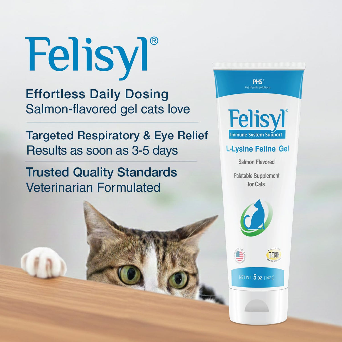 Felisyl L-Lysine Gel for Cats & Kittens (5oz)