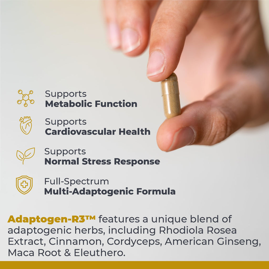 Premier Research Labs Adaptogen-R3 Stress Support - 90 Vegetarian Capsules - image 4