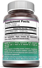 Amazing Nutrition Biotin 10000 Mcg with Coconut Oil - 120 Softgels - image 2