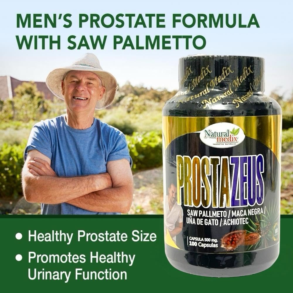 Natural Medix Prostazeus Complex Formula Men's Wellness - 100 Capsules - image 2