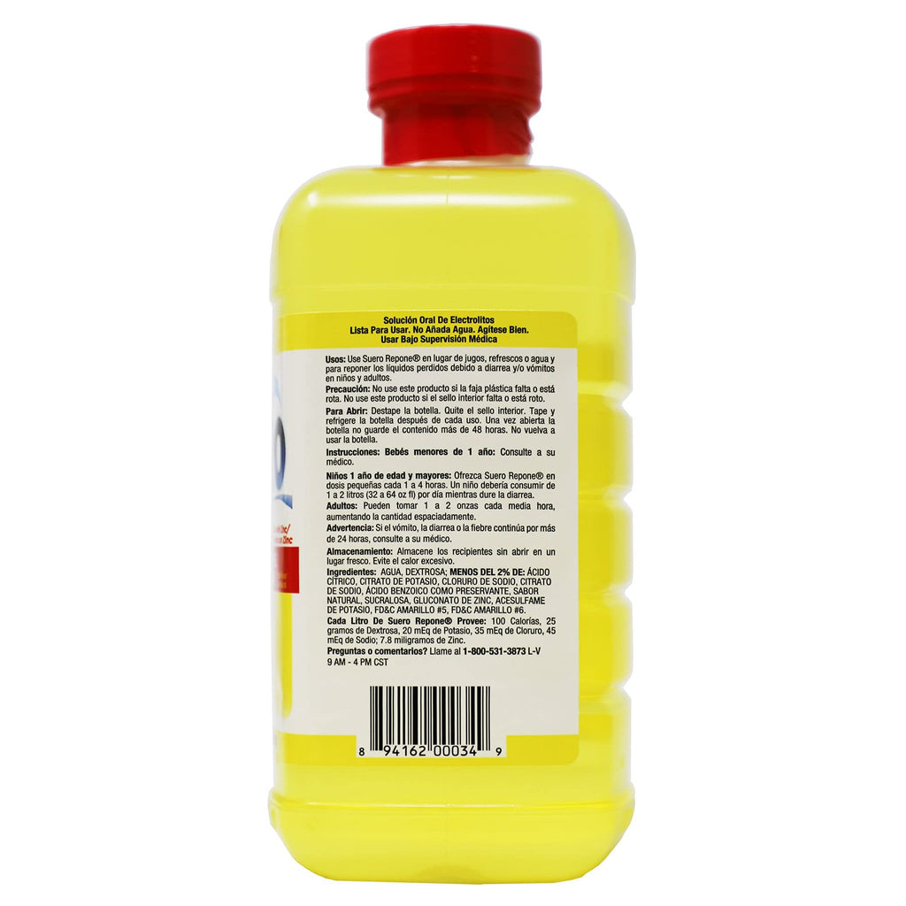 REPONE Electrolyte Solution with Zinc