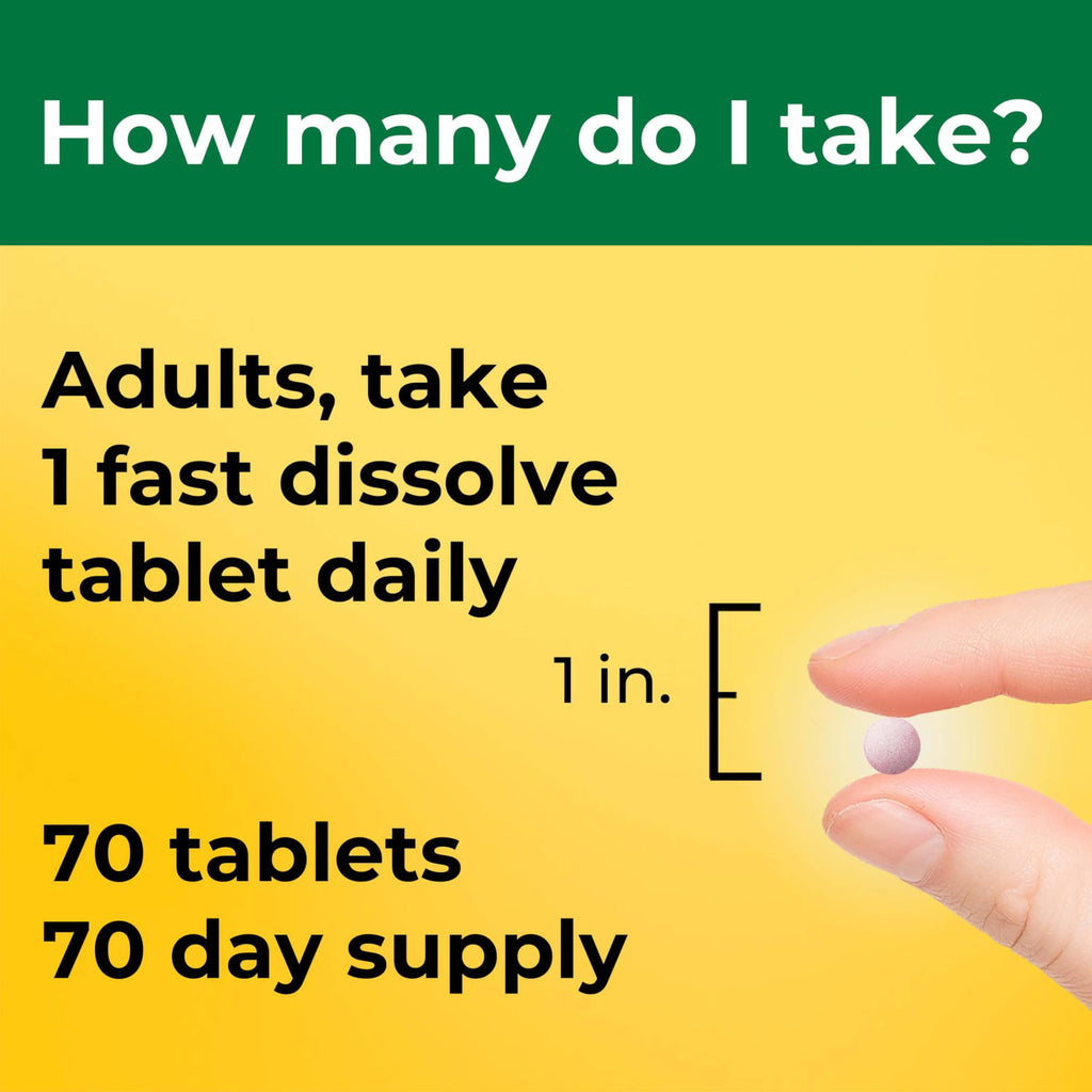 Nature Made Vitamin D3 5000 IU Fast Dissolve Tablets - 70 Tablets - image 5