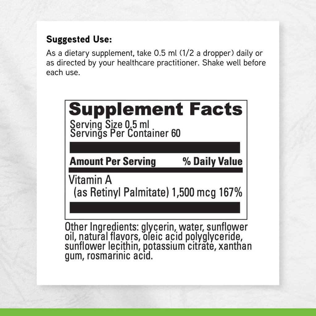 DaVinci Labs Liposomal Vitamin A Liquid - 30 ml - image 6